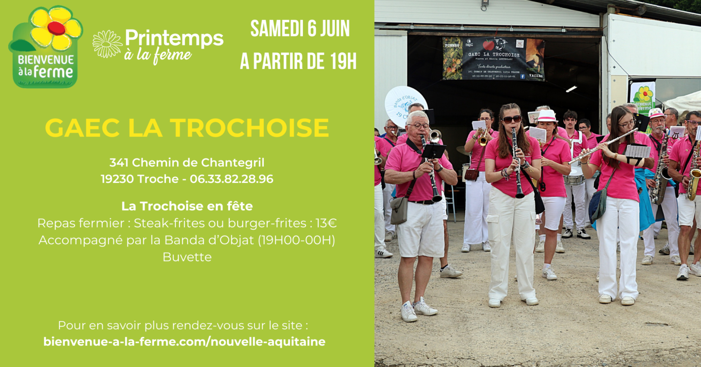 GAEC La Trochoise Printemps à la Ferme BAF  Troche