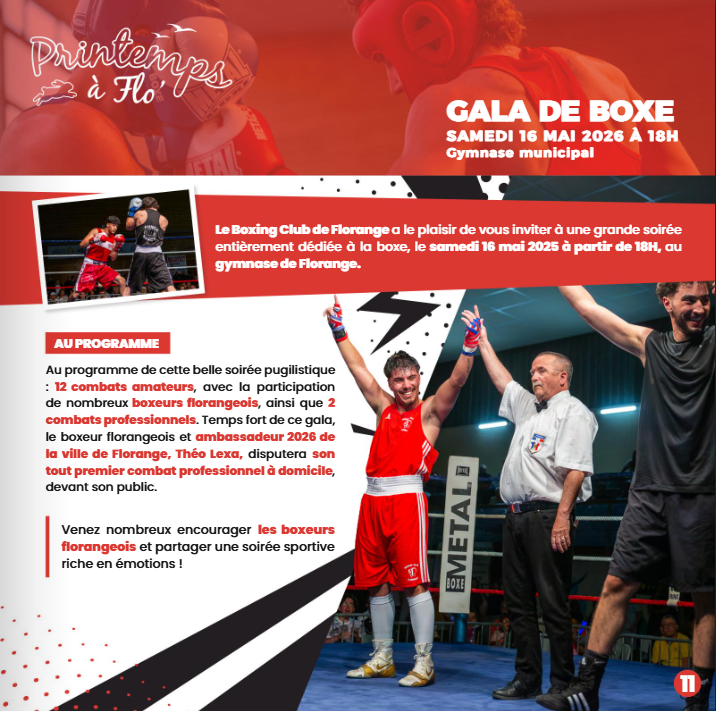 Gala de boxe Gymnase municipal Florange Florange
