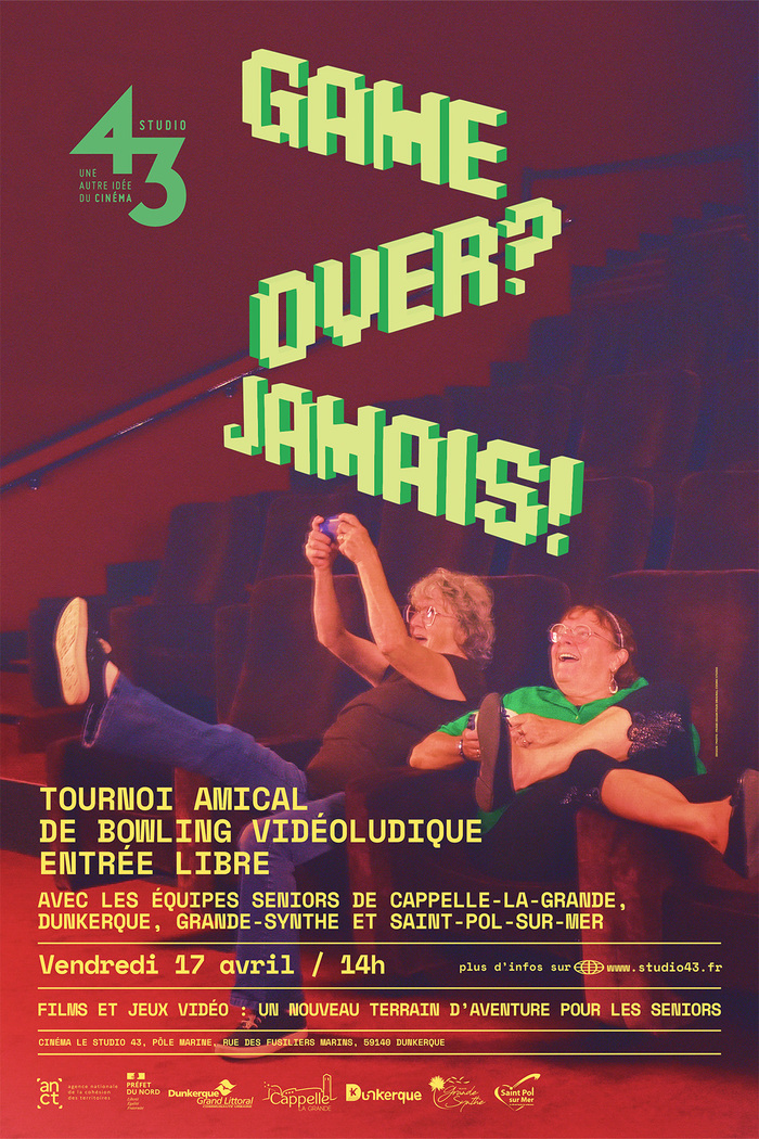 Game Over ? Jamais ! – Tournoi, Studio 43, Dunkerque