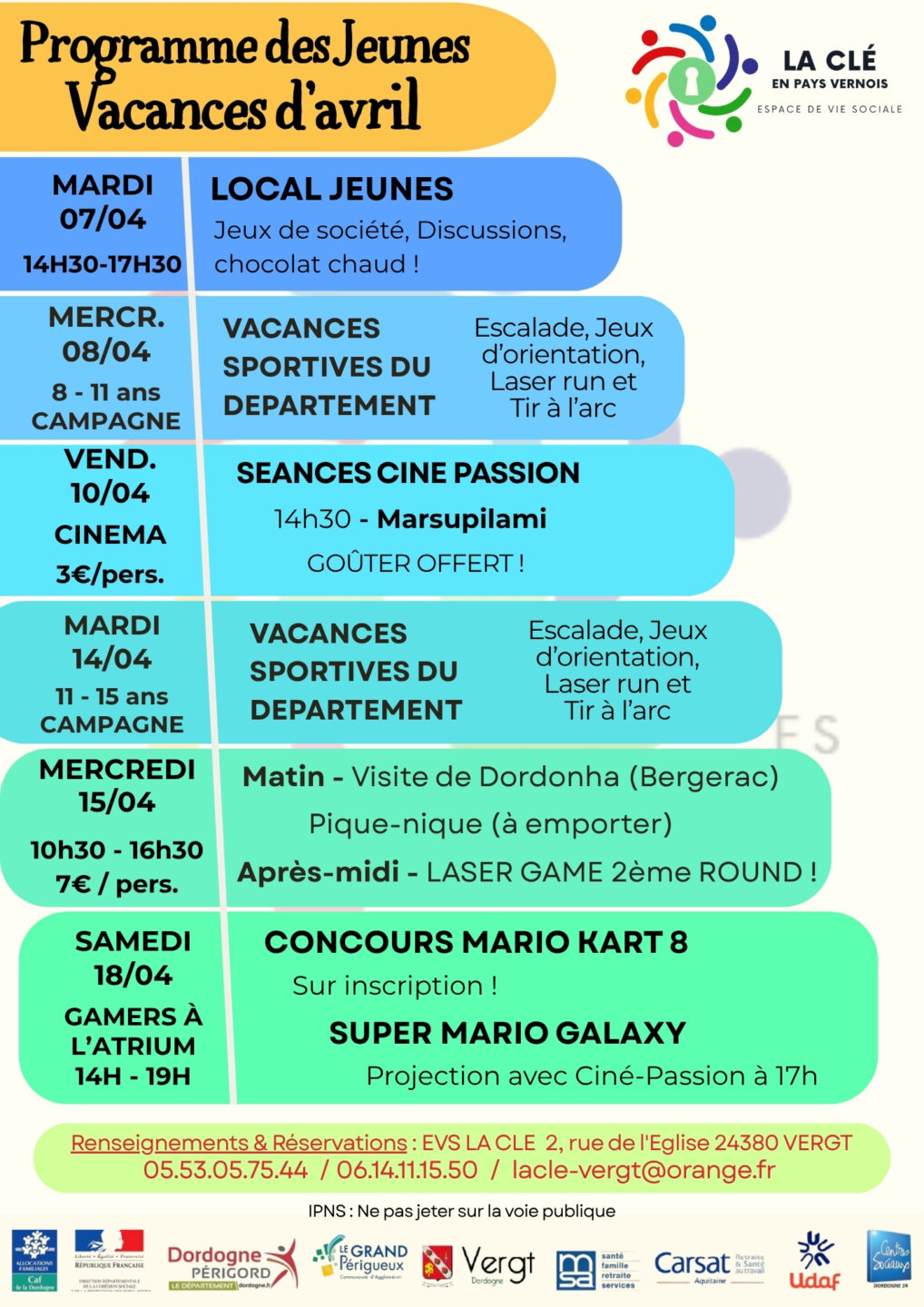 Gamers à l&rsquo;atrium La Clé  Vergt