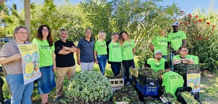 Glanage solidaire, Nour Ayouch maraîcher en agriculture biologique, Graveson