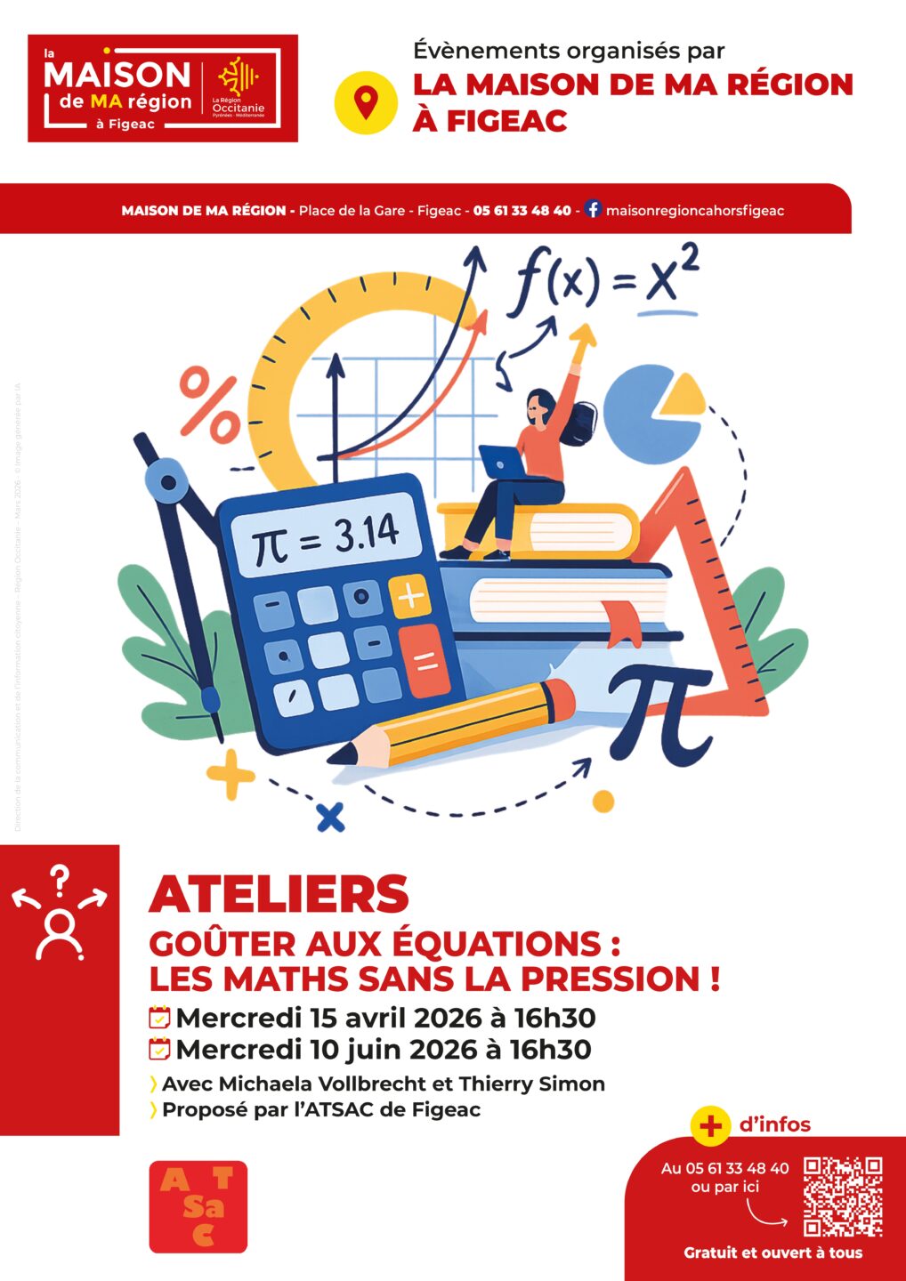 Goûter aux équations les maths sans la pression  Figeac