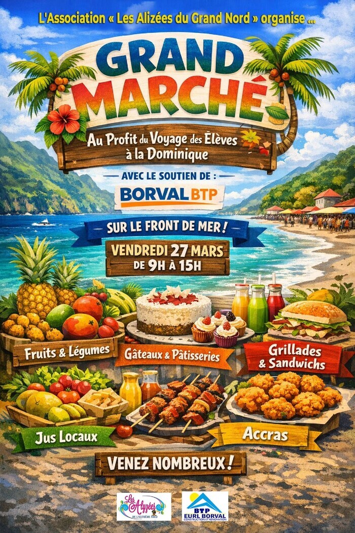 GRAND MARCHÉ SOLIDAIRE, Grand-Rivière, Grand’Rivière