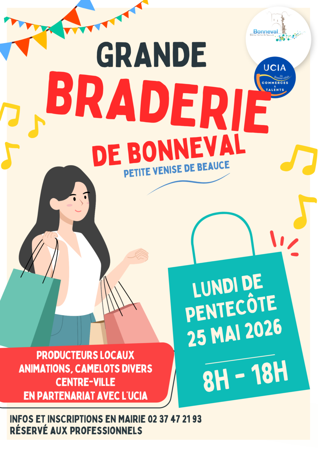 Grande braderie de Bonneval  Bonneval