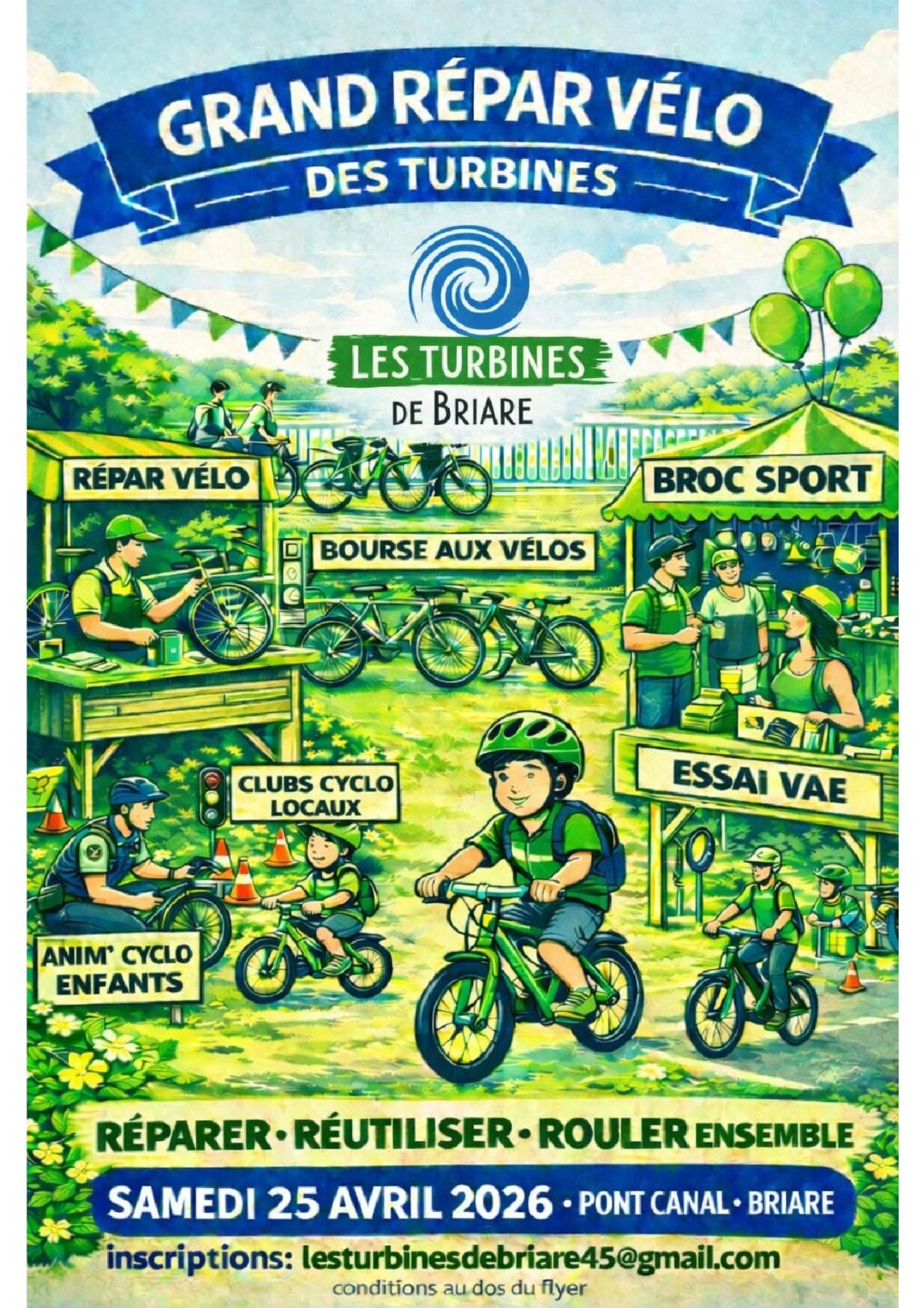 Grande journée Repair vélo 1 Rue des Vignes Briare 2026-04-25