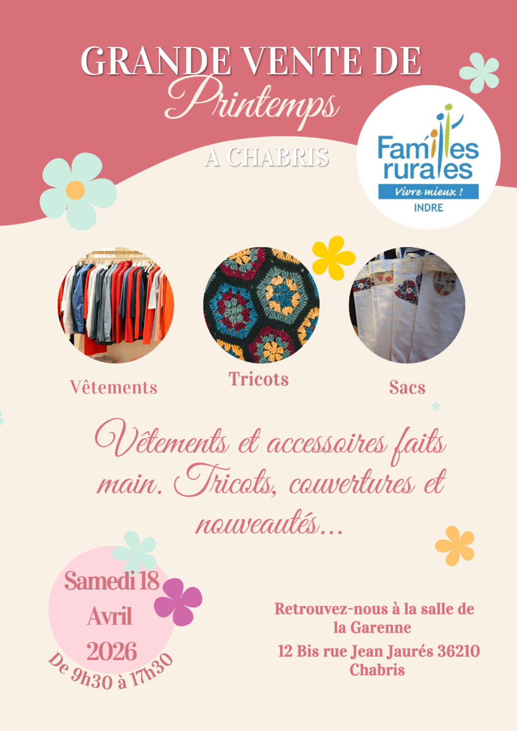 Grande Vente de Printemps 12 Bis Rue Jean Jaurès Chabris 2026-04-18