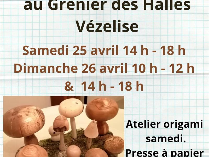 Grenier des Halles Exposition Du bois au papier  Vézelise