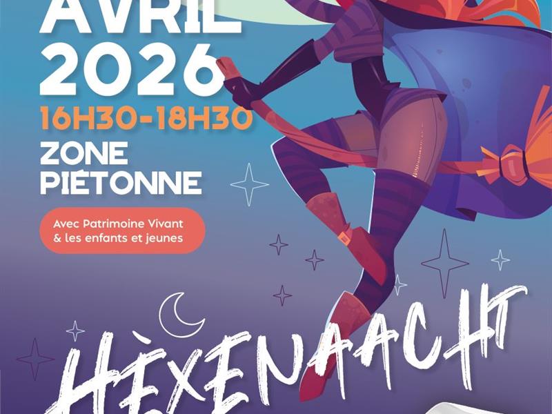 Hexenaacht et Maiboom Fête des sorcières et Reines de Mai rue Sainte-Croix Sarreguemines