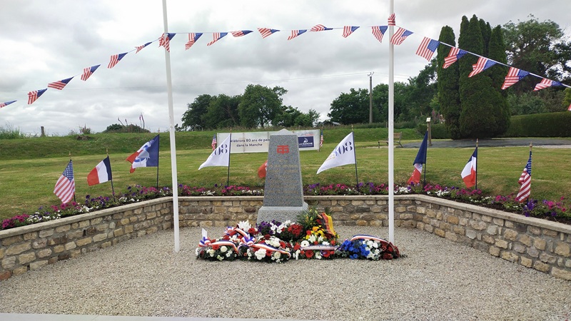Hommage aux hommes de la 90e Division d&rsquo;Infanterie US  Le Plessis-Lastelle