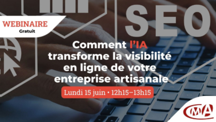 IA et SEO : comment l’Intelligence Artificielle transforme la visibilité en ligne de votre entreprise artisanale, Visioconférence, Paris