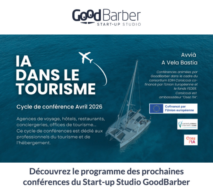 IA et tourisme : choisir et intégrer ses outils IA, Tiers lieu a Vela AVVIA Port Toga 2ème étage espace conférence, Ville-di-Pietrabugno