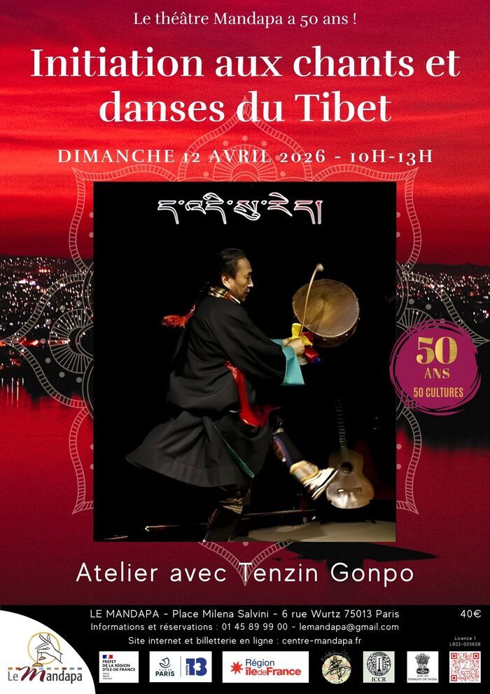 Initiation aux chants et danses du Tibet Théâtre Mandapa Paris