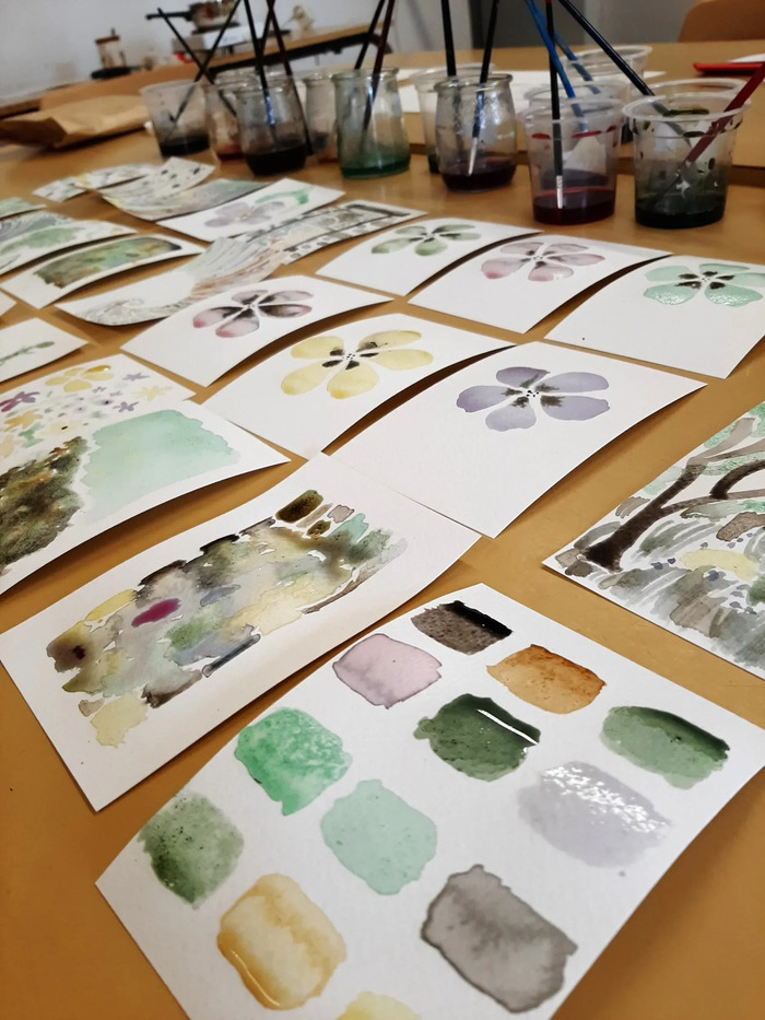 Initiation aux Encres Végétales, Parc Meissonier, Av. du Bon Roi Saint-Louis, 78300 Poissy, France, Poissy