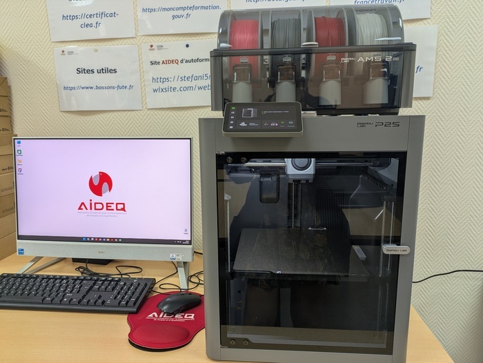 Initiation imprimante 3D, AIDEQ Chauny, Chauny