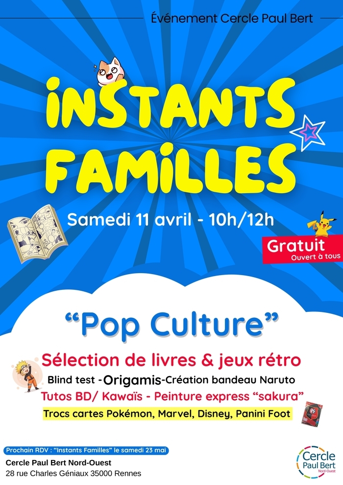 Instants Familles Le Noroît Rennes