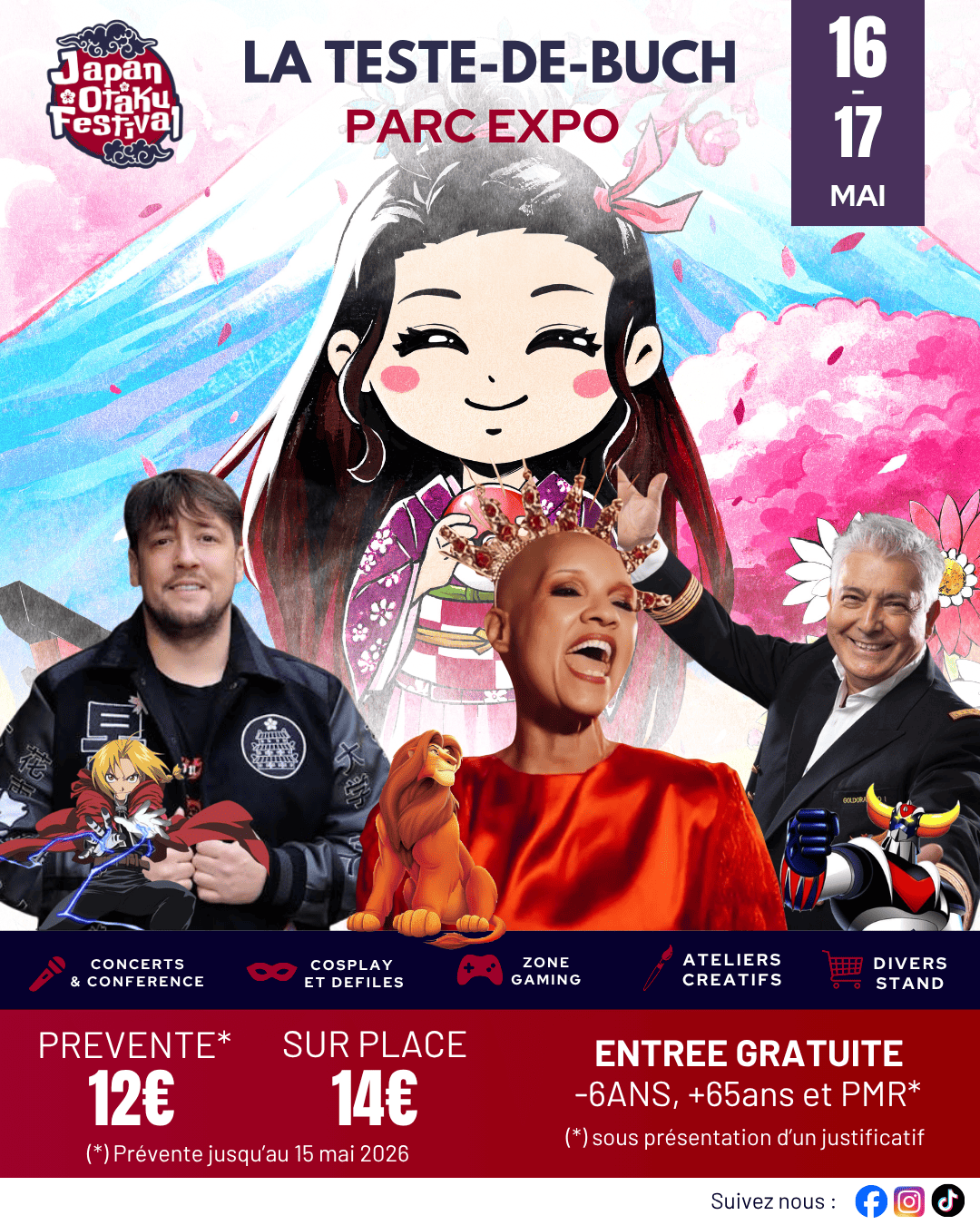 Japan Otaku Festival 940 Avenue de l'Europe La Teste-de-Buch 2026-05-16
