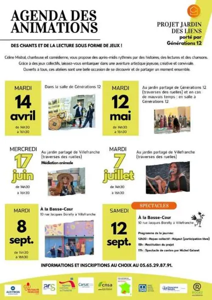 Jardin des liens à la Basse Cour 10 Rue Jacques Borelly Villefranche-de-Rouergue 2026-09-08