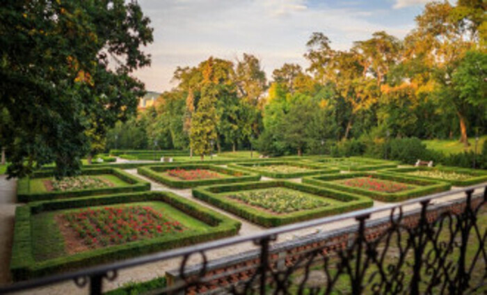 Jardin du château de Hlohovec, Zámocká záhrada v Hlohovci, Hlohovec
