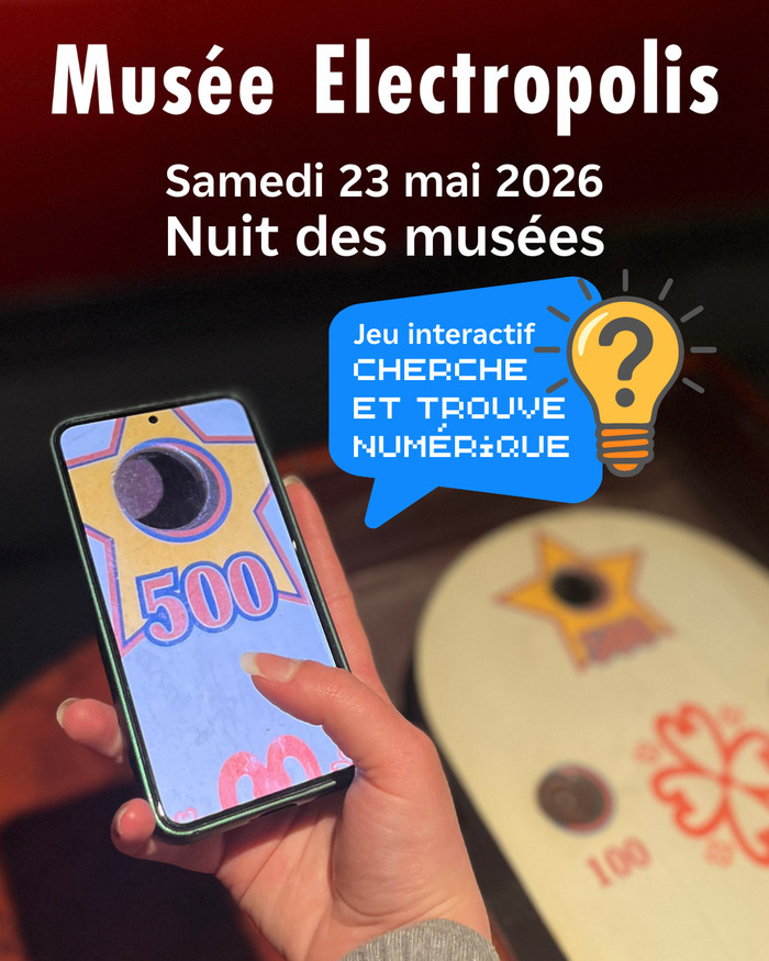 Jeu interactif : Cherche et trouve numérique, Musée Electropolis, Mulhouse