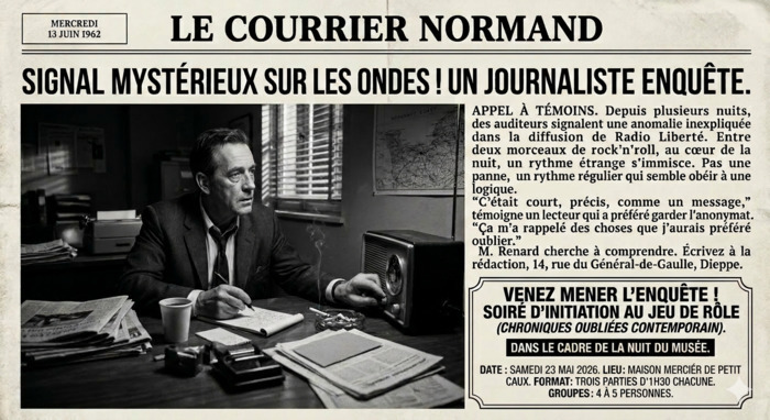 Jeux de rôle avec l’association Wargame and Caux, Musée d’Histoire de la Vie Quotidienne, Petit-Caux