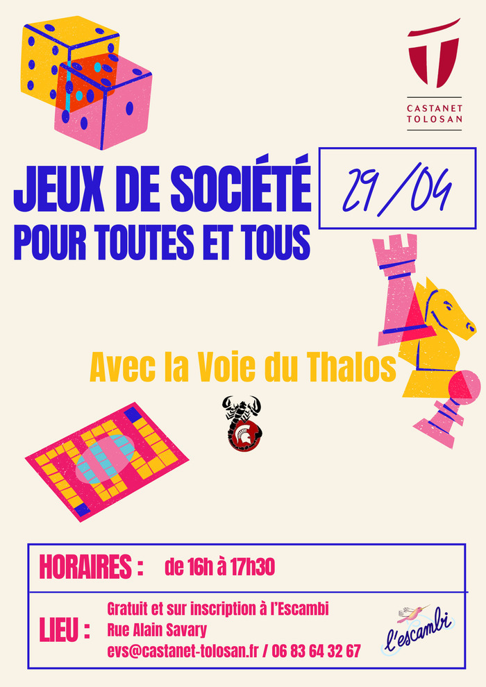 Jeux de société pour toutes et tous, L’escambi (EVS), Castanet-Tolosan