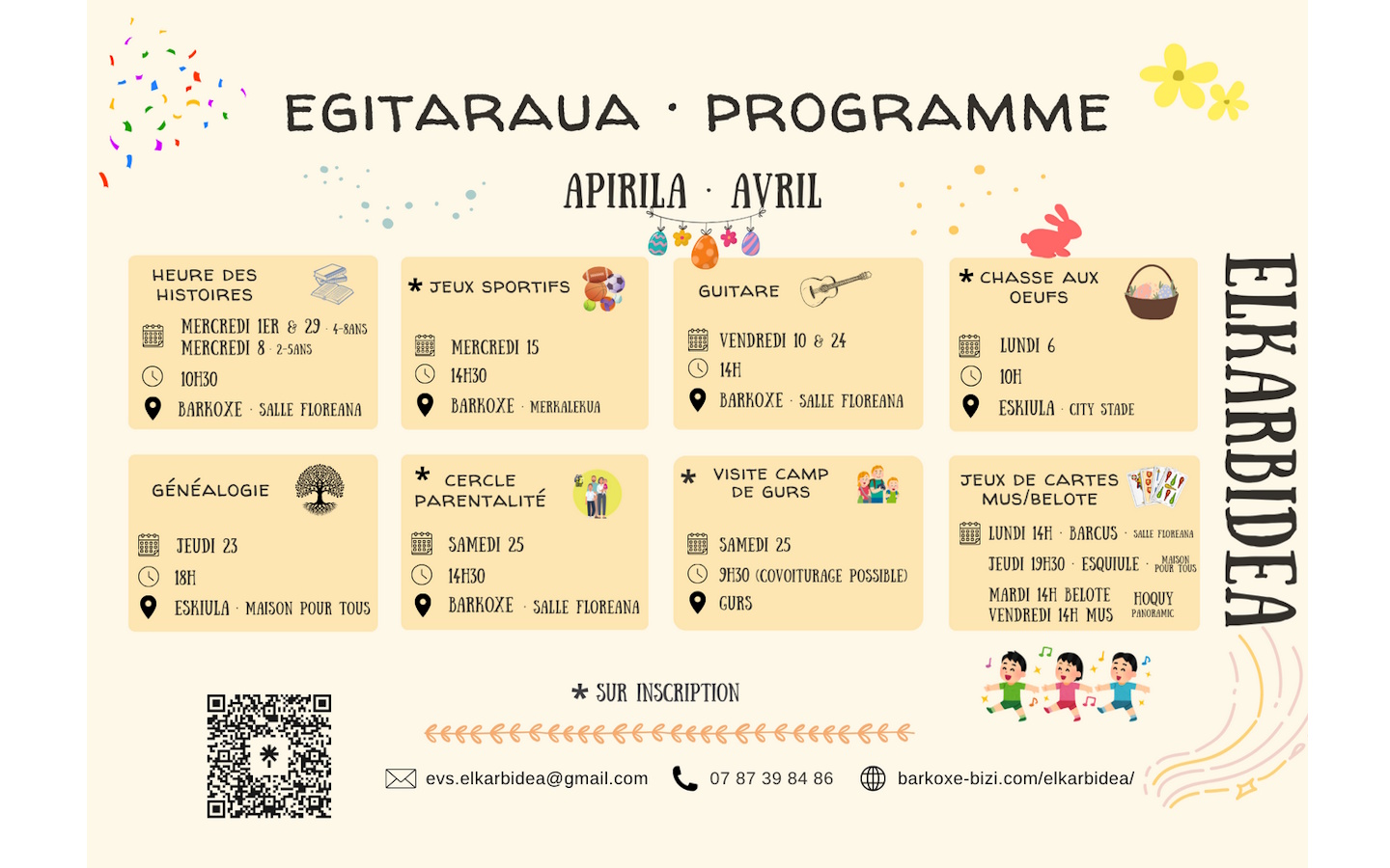 Jeux sportifs  Barcus