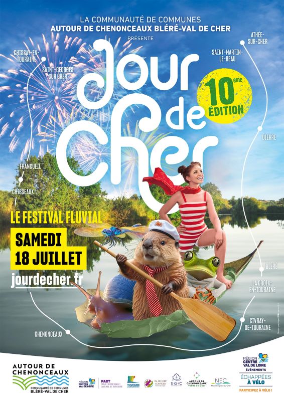 Jour de Cher 2026 Chasse au trésor sur le patrimoine de Bléré Quai Bellevue Bléré 2026-07-18