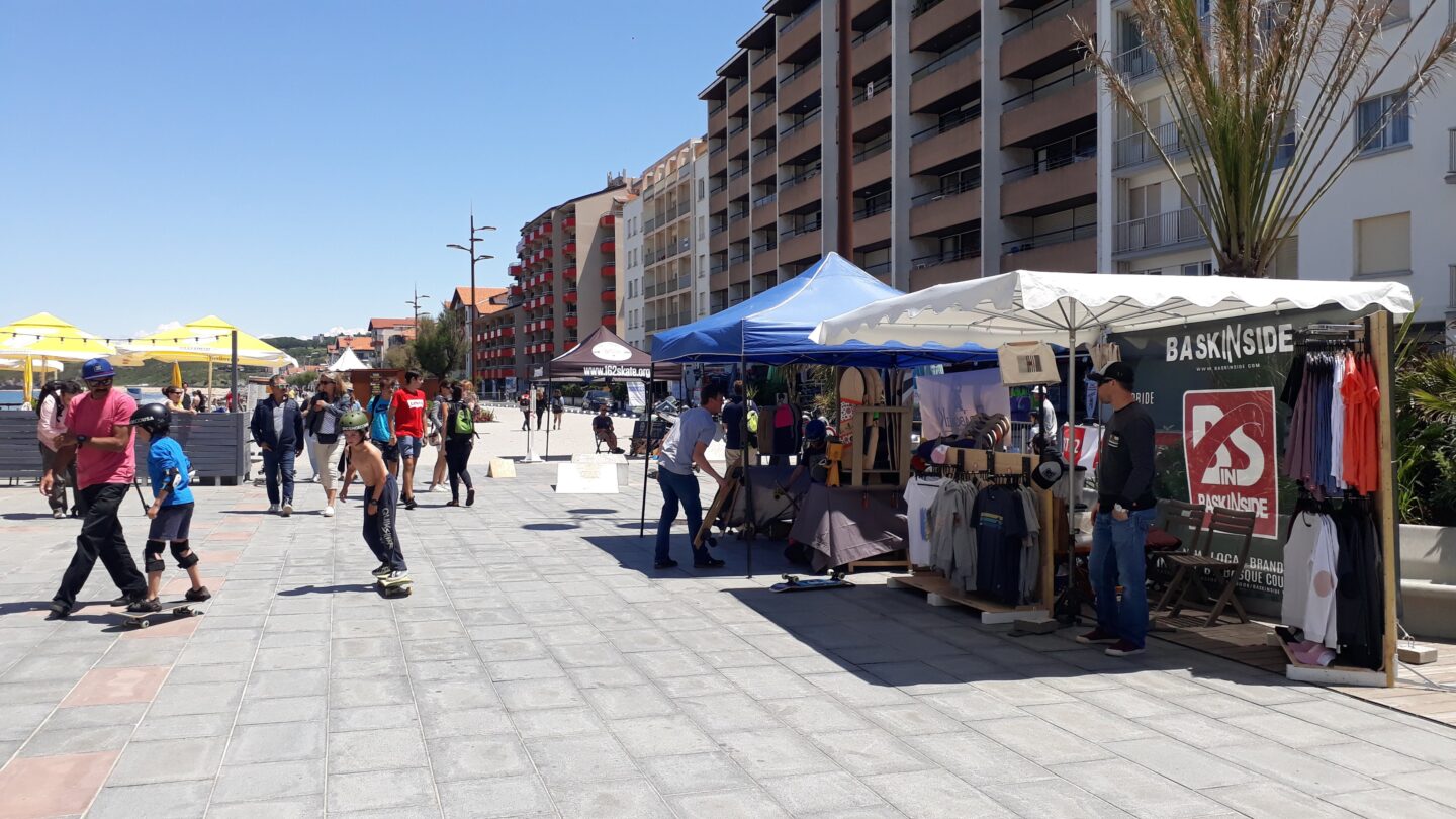 Journée de la glisse Initiation Skateboard Placette Croisière Hendaye
