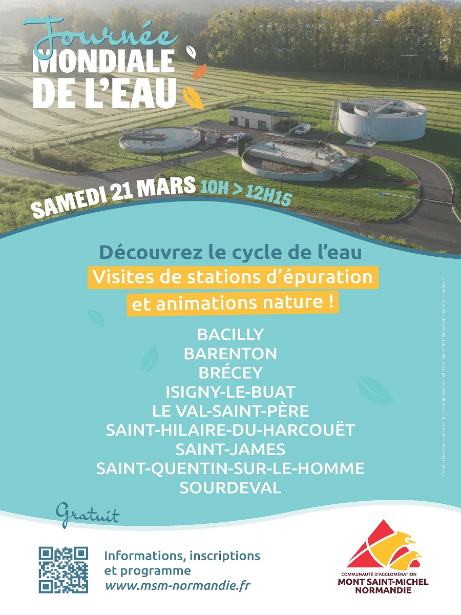 Journée de l&rsquo;eau visites de stations d&rsquo;épuration et animations nature  Le Val-Saint-Père