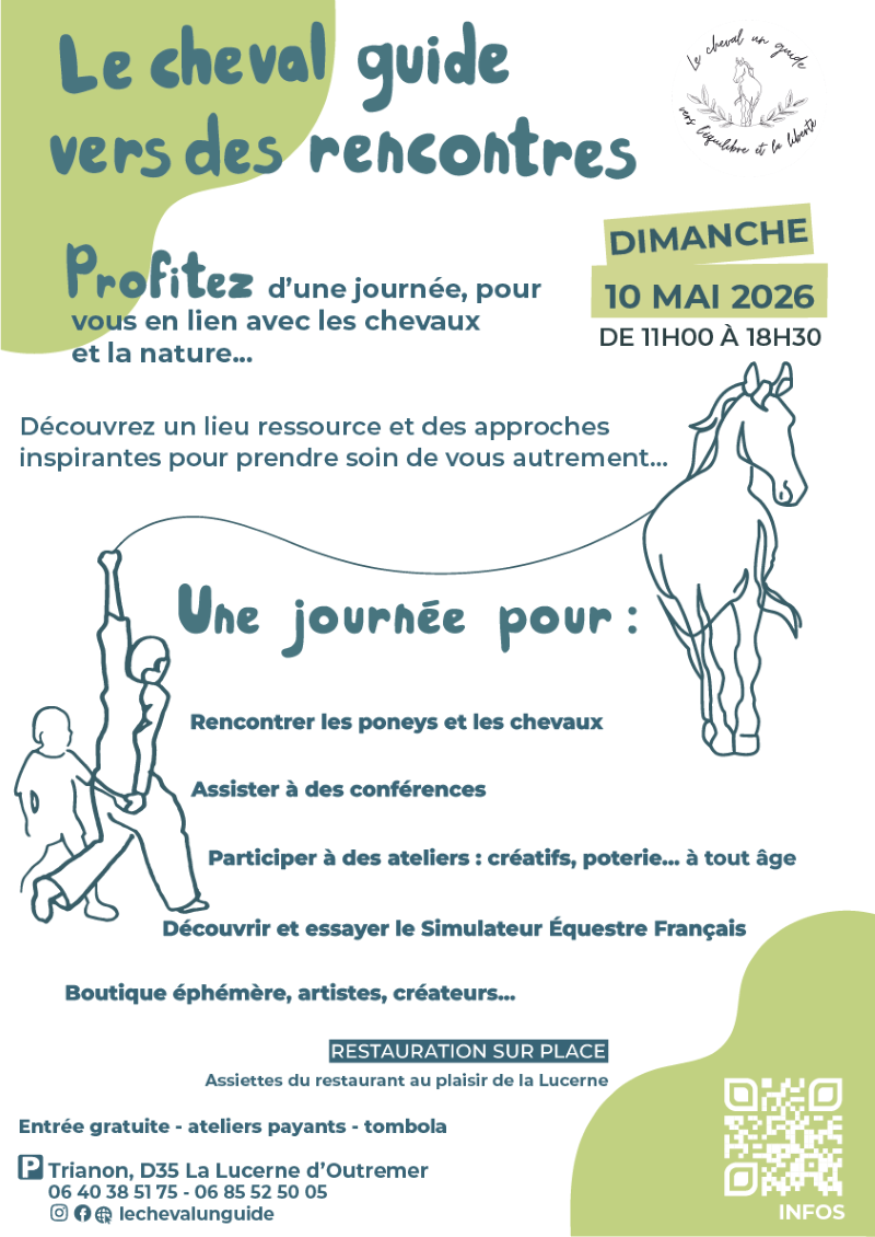 Journée découverte le cheval guide vers des rencontres Blandouet La Lucerne-d'Outremer 2026-05-10