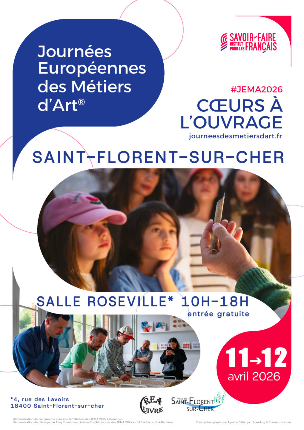 Journée Européennes des Métiers d'Art Quand La Main Exprime l'Âme 5 Rue des Lavoirs Saint-Florent-sur-Cher 2026-04-11