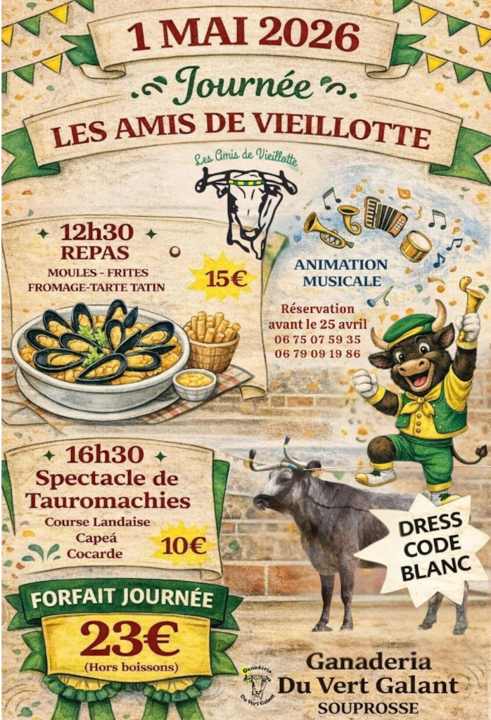 Journée les Amis de Vieillotte 628 Route de Tartas Souprosse 2026-05-01