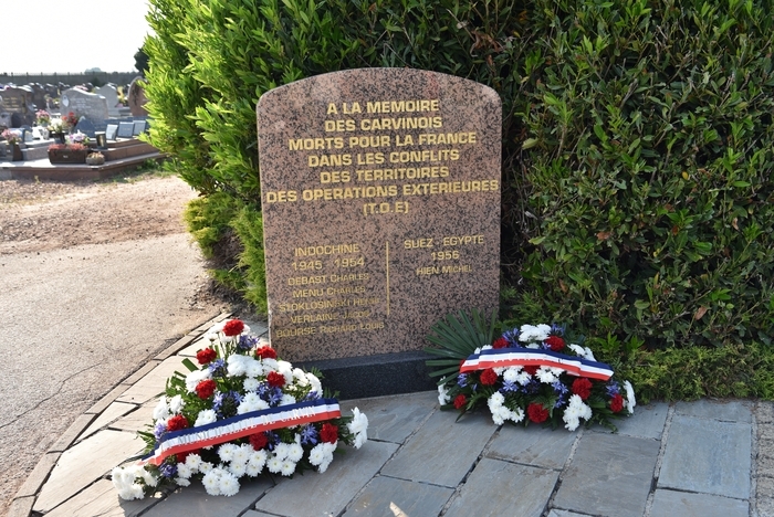 Journée Nationale d&rsquo;hommage aux victimes de la guerre d&rsquo;Indochine, Cimetière de Carvin, Carvin