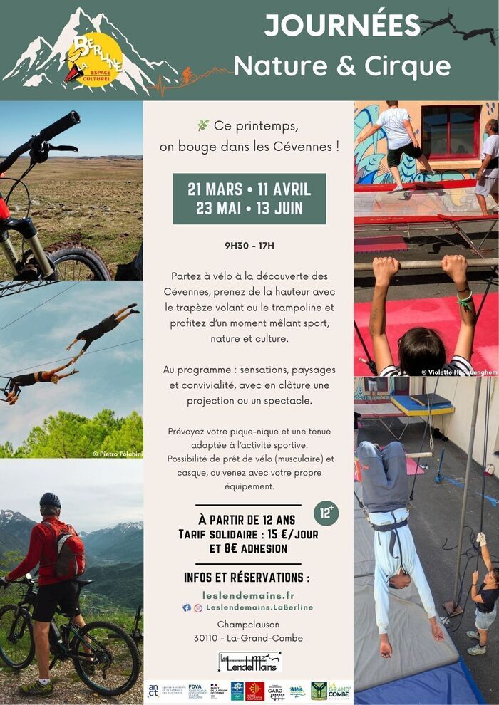 Journée Nature & Cirque Espace culturel La Berline Champclauson
