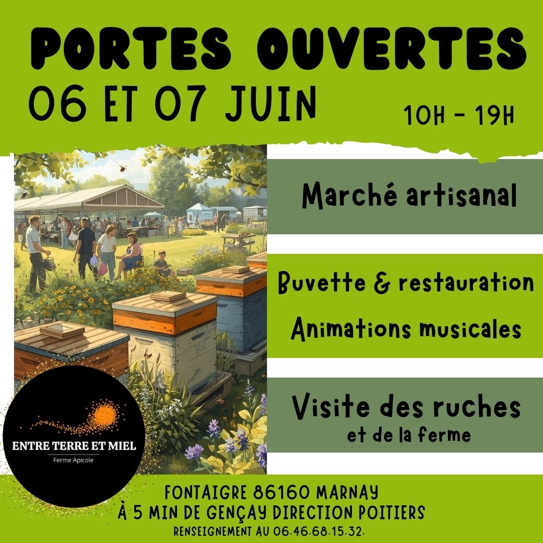Journée Porte Ouverte Entre Terre et Miel Fontaigre Marnay 2026-06-06