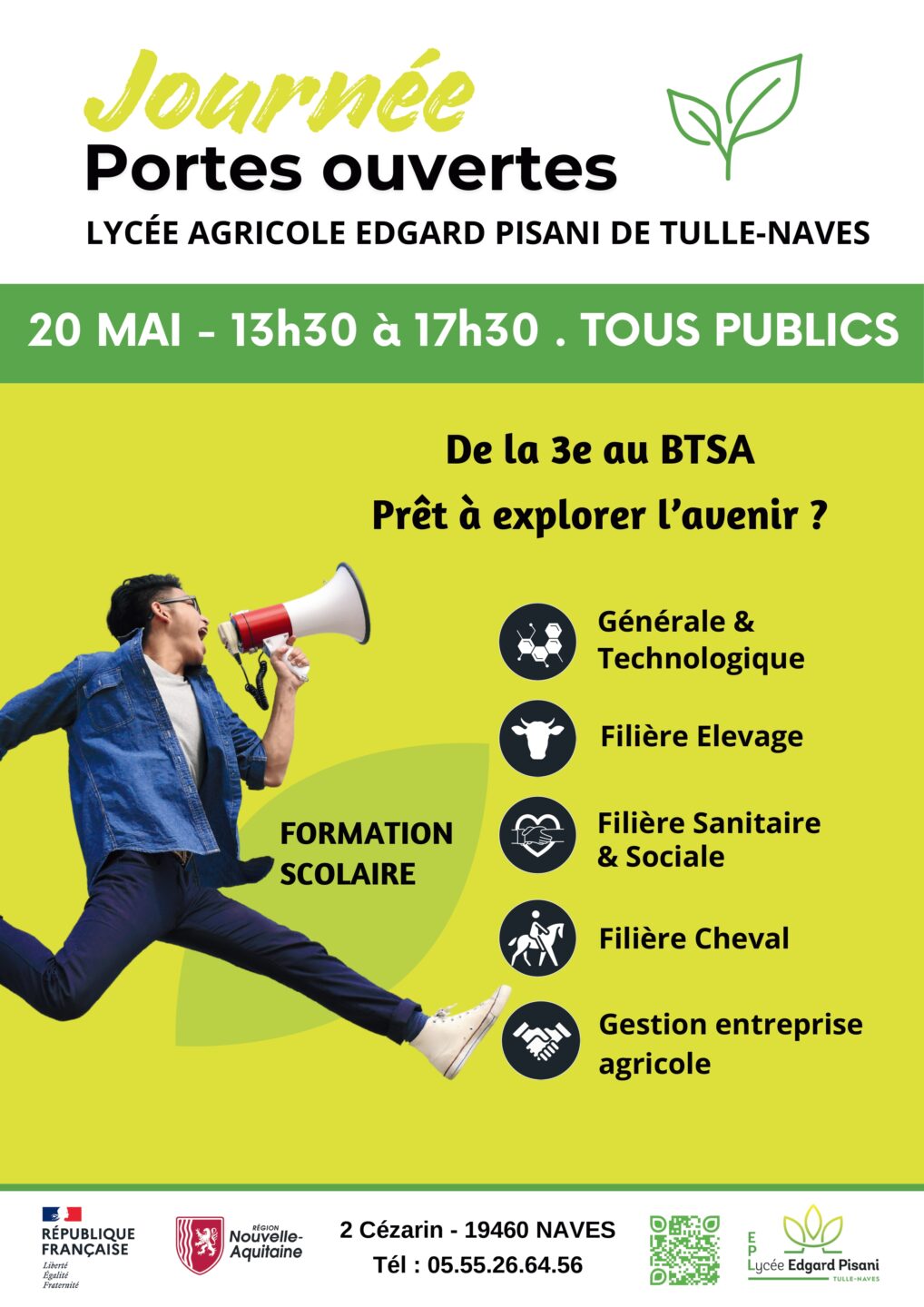 Journée Portes Ouvertes Lycée Edgard Pisani  Naves
