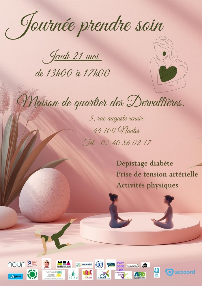 Journée Prendre Soin Maison de quartier des Dervallières Nantes