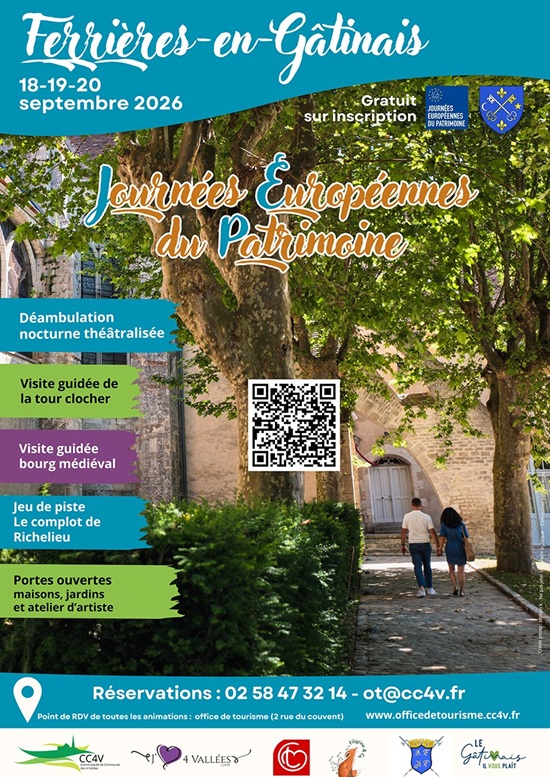 Journées Européennes du Patrimoine animations à Ferrières-en-Gâtinais  Ferrières-en-Gâtinais 2026-09-18