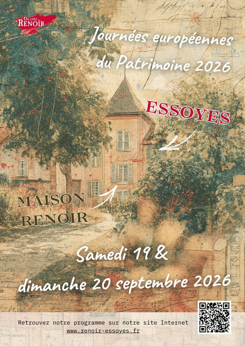 Journées Européennes du Patrimoine Du Côté des Renoir Centre Culturel Renoir Essoyes 2026-09-19
