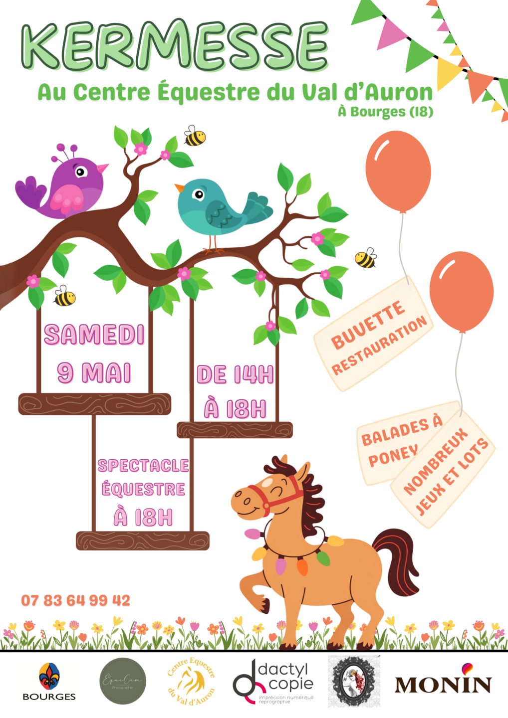 Kermesse au centre équestre  Plaimpied-Givaudins