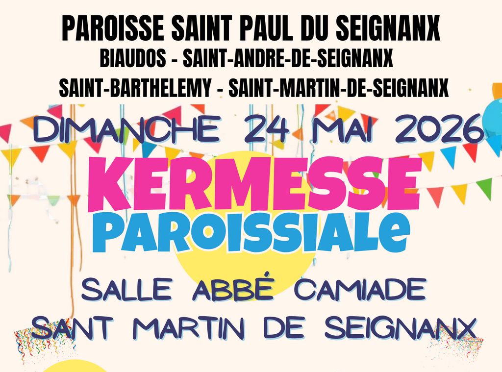 Kermesse paroissiale Avenue de Barrère Saint-Martin-de-Seignanx 2026-05-24