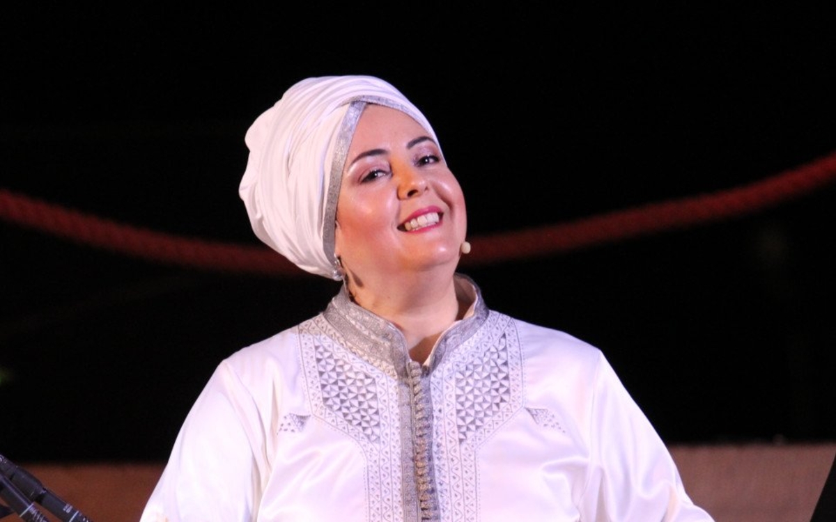 Khadija El Afrit chante Oum Kalsoum L&rsquo;Institut du Monde Arabe Paris France