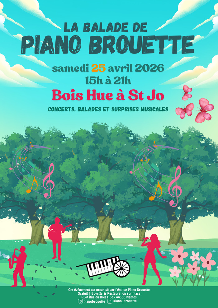 La balade de Piano Brouette Bois Hue Nantes
