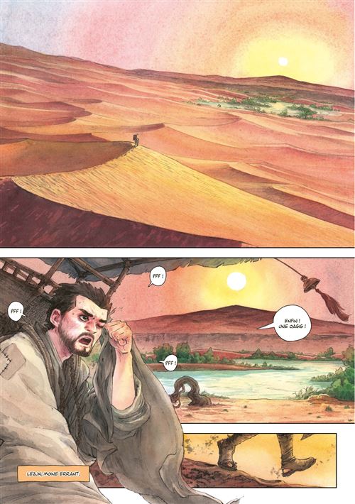 La Cité des sables, planche intérieure