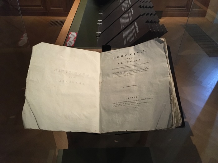 La Classe, l&rsquo;Oeuvre : À la découverte du Code Civil, Musée Napoléon, Brienne-le-Château