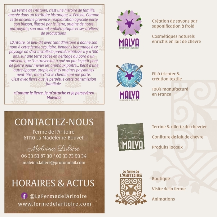 La Ferme de l&rsquo;Aritoire – La chèvre dans tous ses états, Ferme de l&rsquo;Aritoire, La Madeleine-Bouvet
