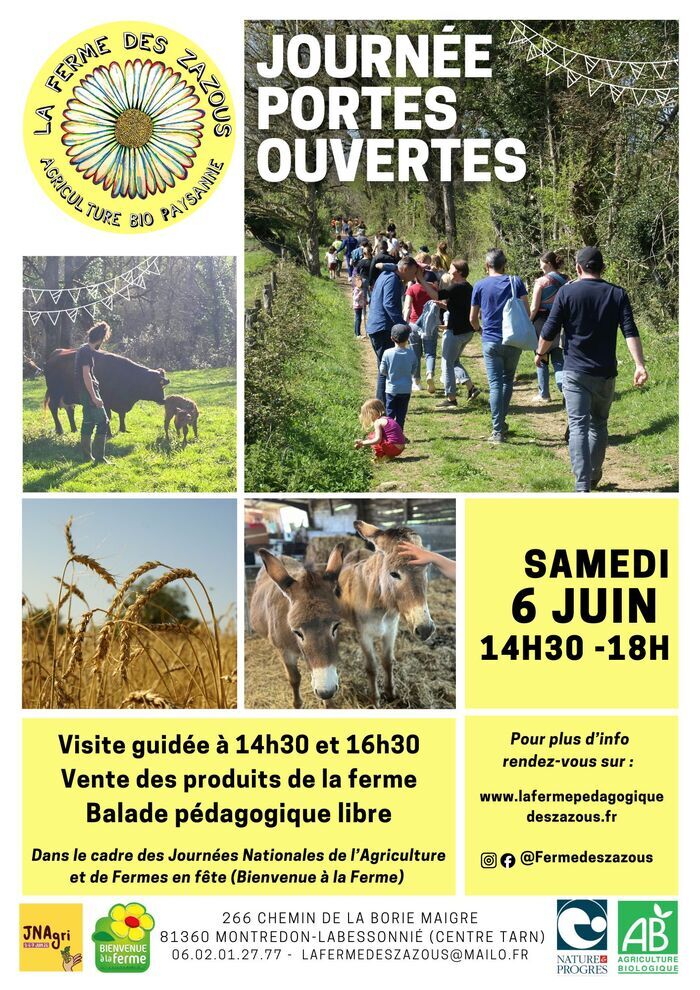 La Ferme des Zazous - Découvrez une ferme bio de A à Z ! La ferme des Zazous Montredon-Labessonnié