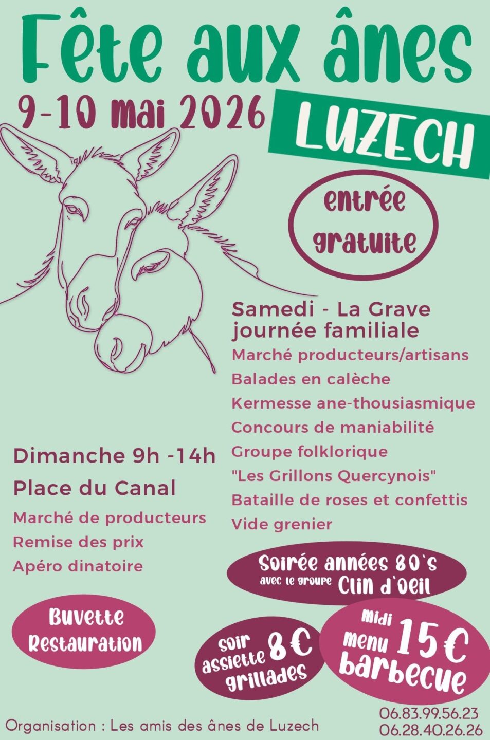 La fête aux ânes à Luzech  Luzech