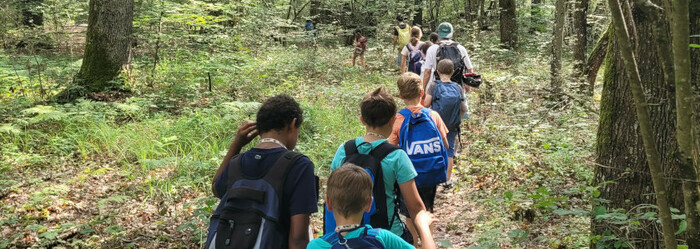 La forêt m’a dit – Centre aéré du Panda Club – WWF Genève, Le Bois-de-la-Bâtie,