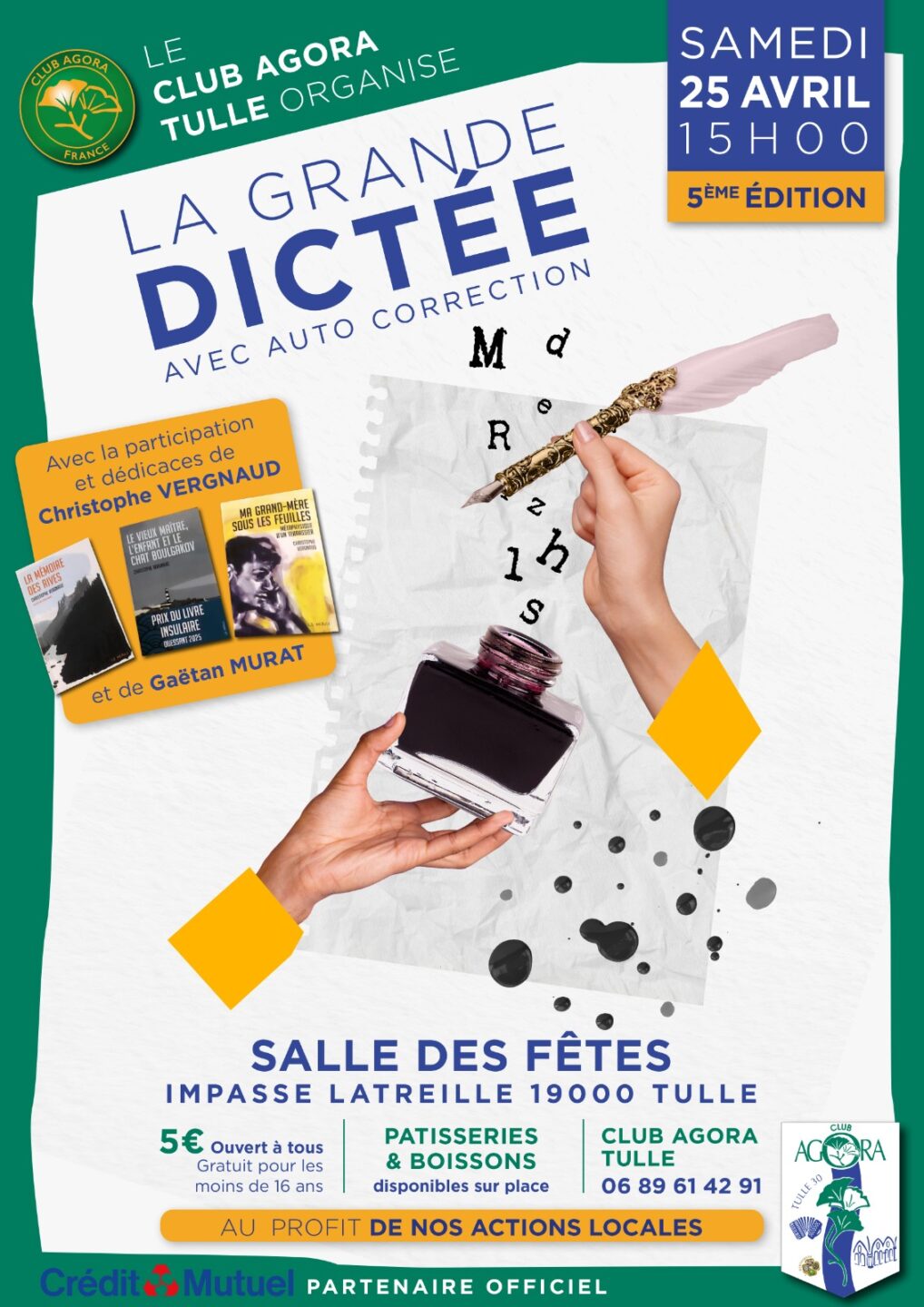 La grande dictée Salle Latreille Tulle